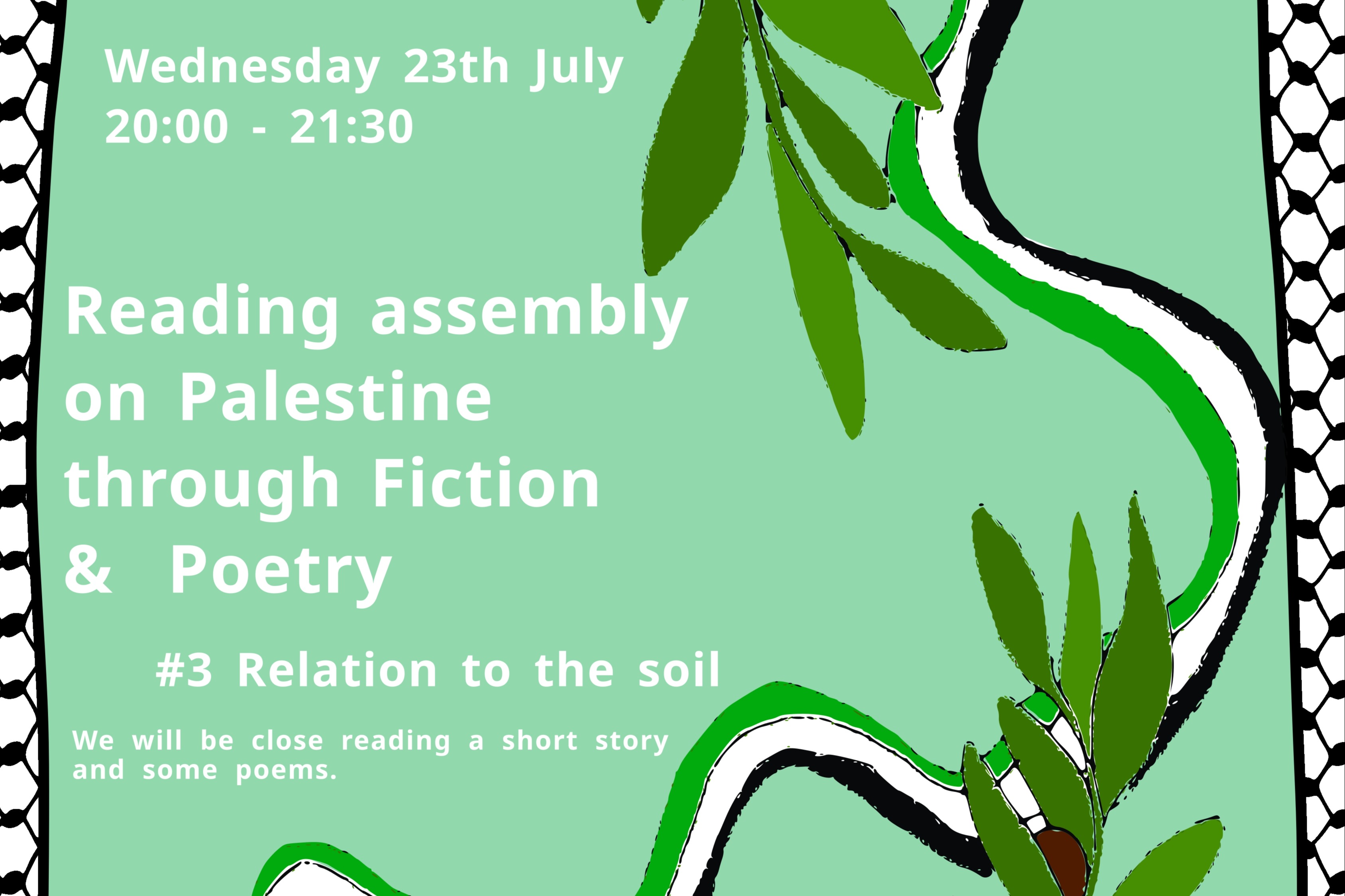 Reading Assembly on Palestine #3: Fiction and Poetry